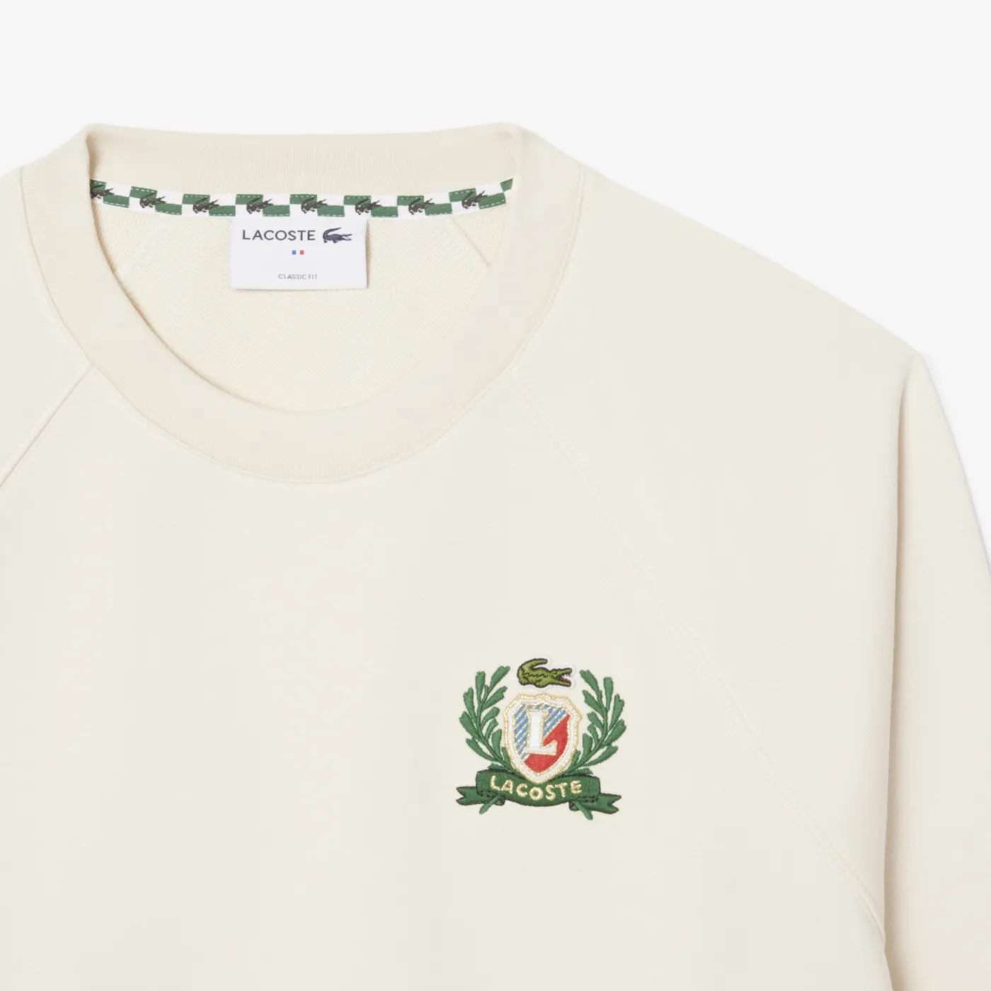 Französisches Sweatshirt mit gesticktem Badge