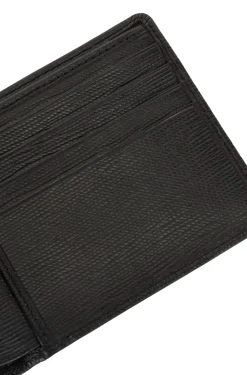 GELDBÖRSE AUS GEPRÄGTEM ITALIENISCHEM LEDER MIT LOGO-APPLIKATION GalleryA_8 cc