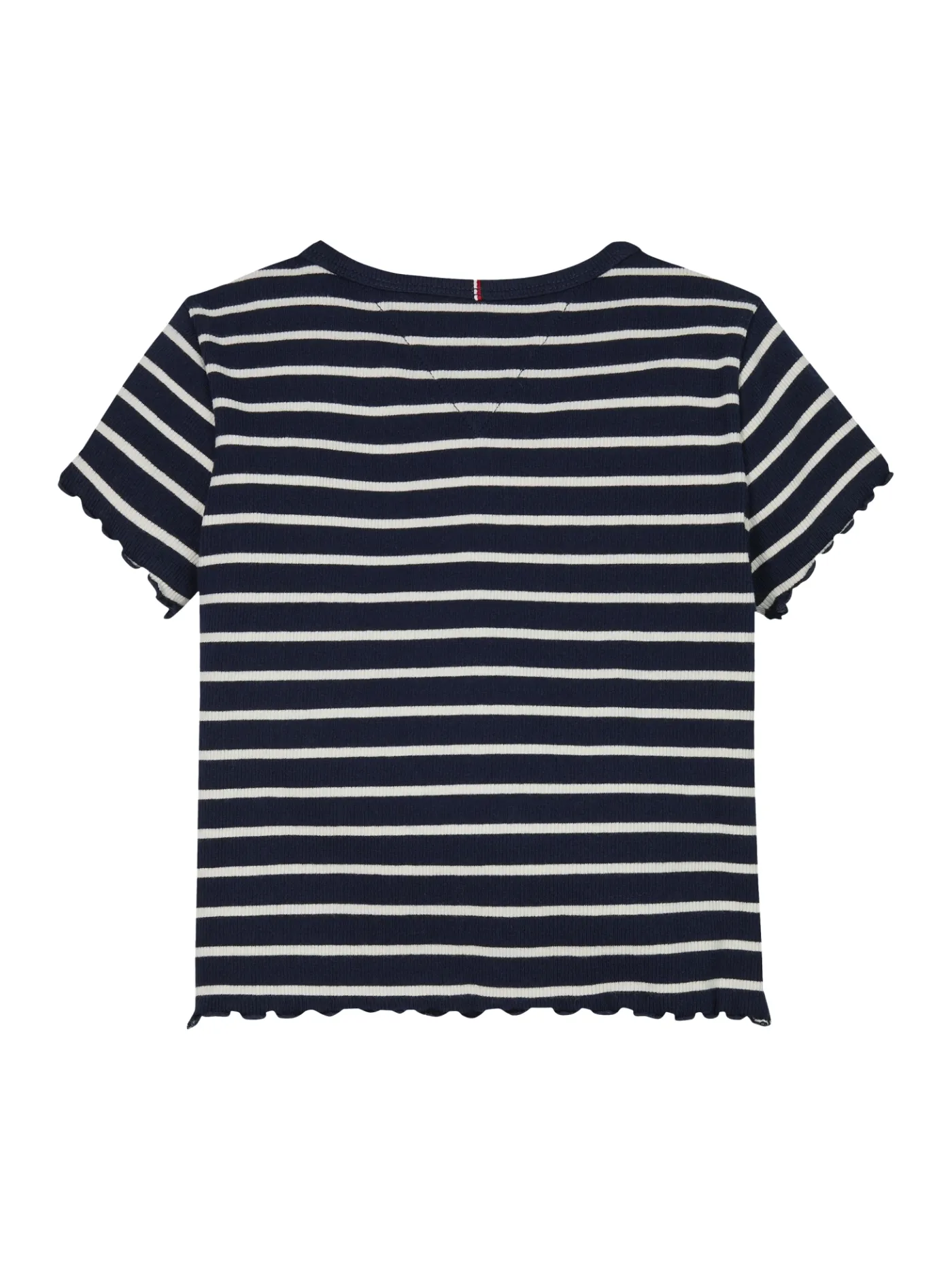 Geripptes Extra Slim Fit T-Shirt mit Streifen