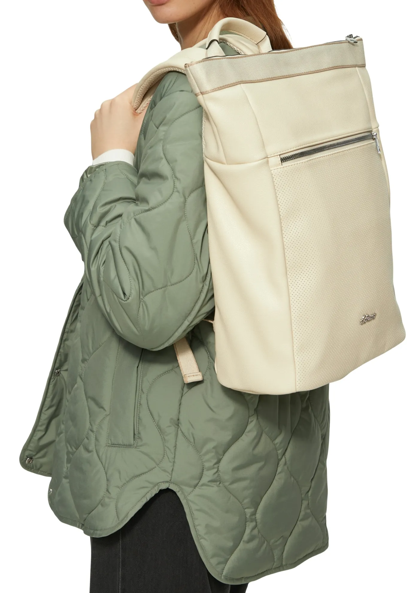 Geräumiger Rucksack mit gepolstertem Laptop-Fach