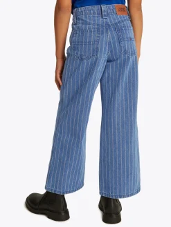 Gestreifte Jeans
