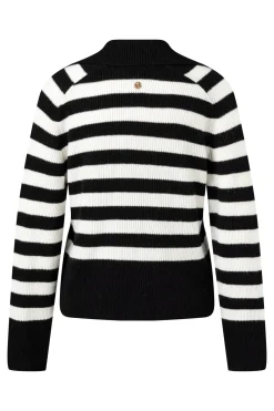Gestreifter Strickpullover