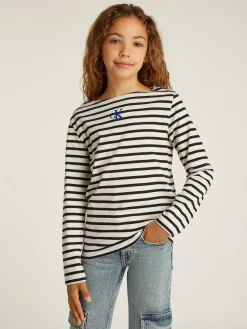 Gestreiftes Langarmshirt