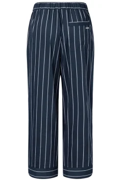 Gestreifte Stoffhose