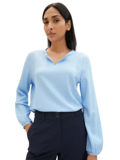 Gestreifte T-Shirt-Bluse