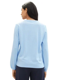 Gestreifte T-Shirt-Bluse
