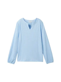 Gestreifte T-Shirt-Bluse