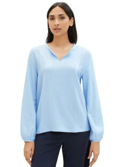 Gestreifte T-Shirt-Bluse