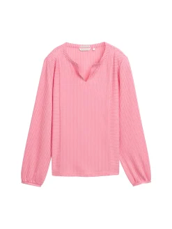 Gestreifte T-Shirt-Bluse