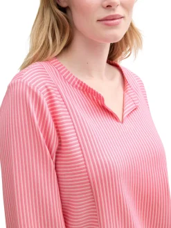 Gestreifte T-Shirt-Bluse