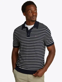 Gestricktes Poloshirt