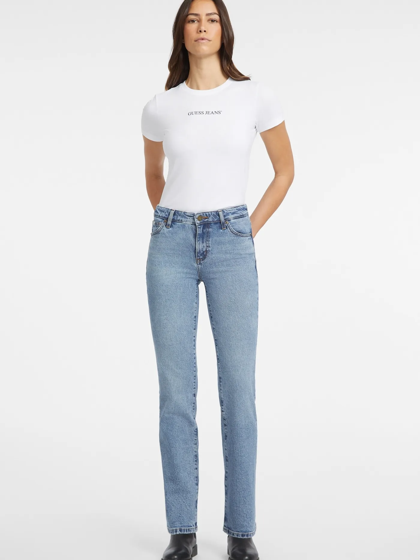 G08 Mid Waist Straight Jeans
