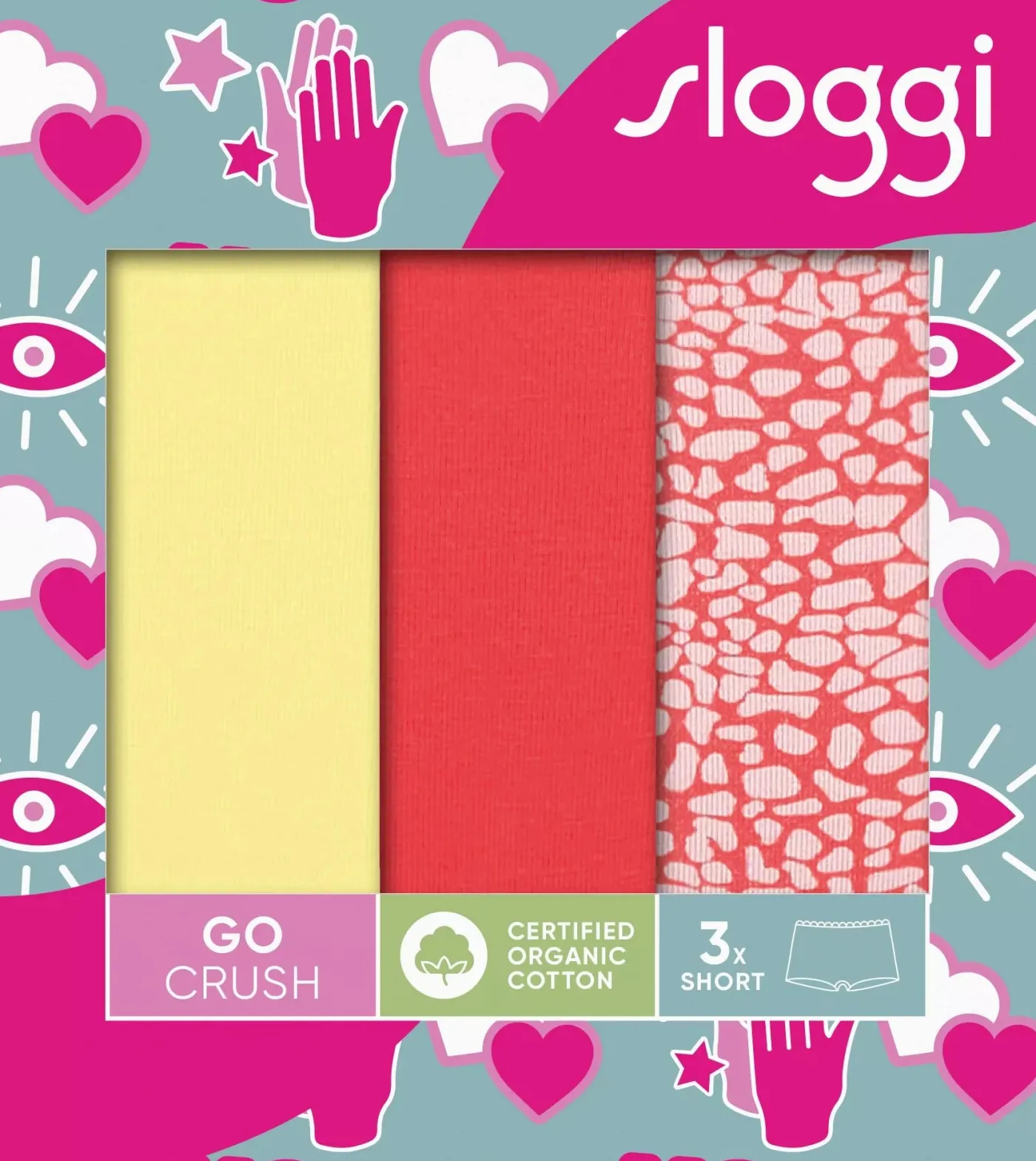 GO Crush Short 3er Pack