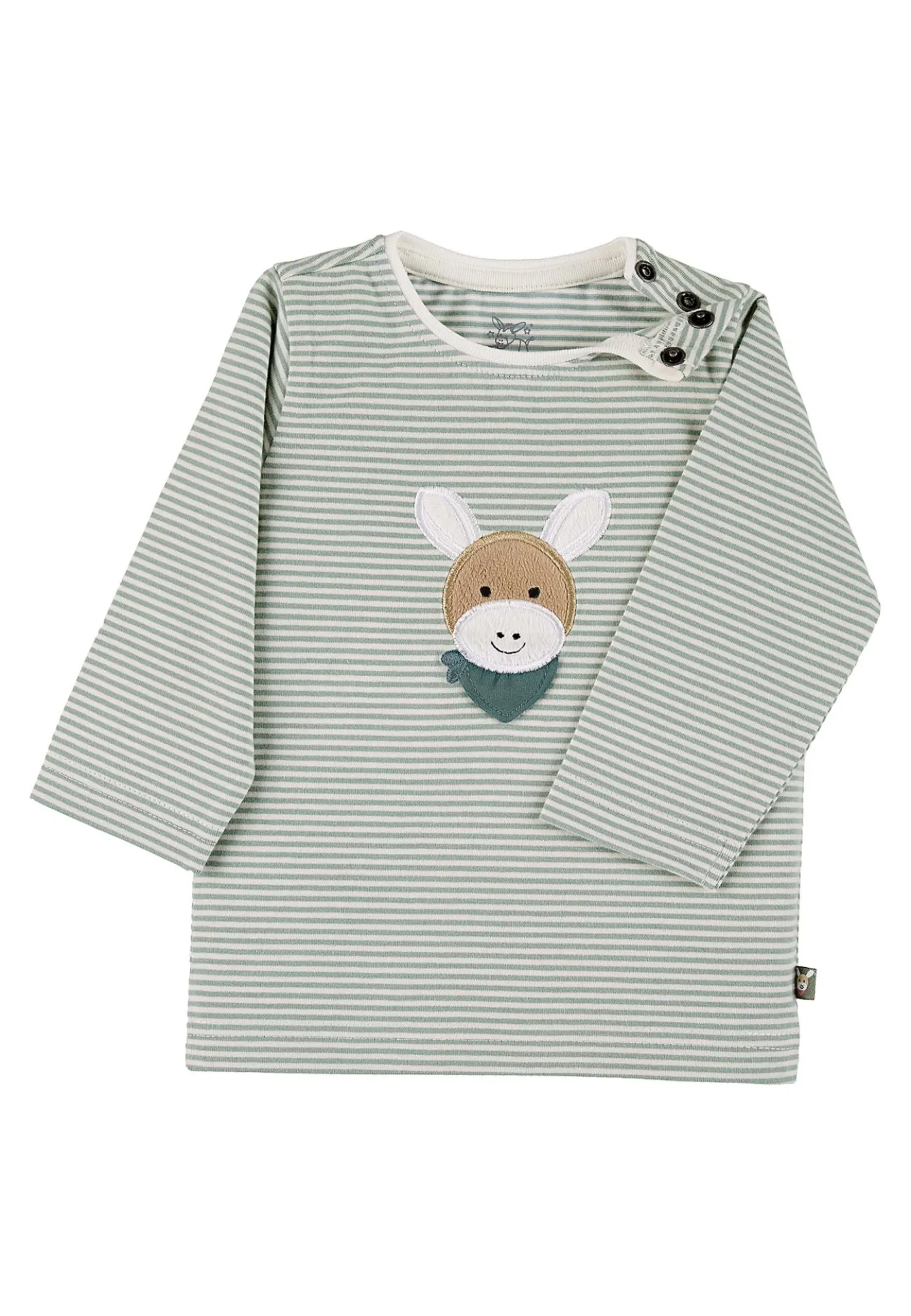GOTS Langarm-Shirt gestreift