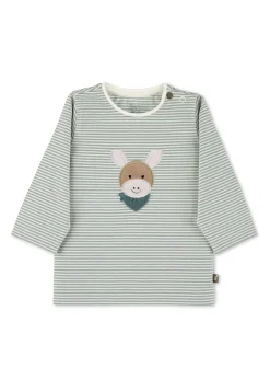 GOTS Langarm-Shirt gestreift