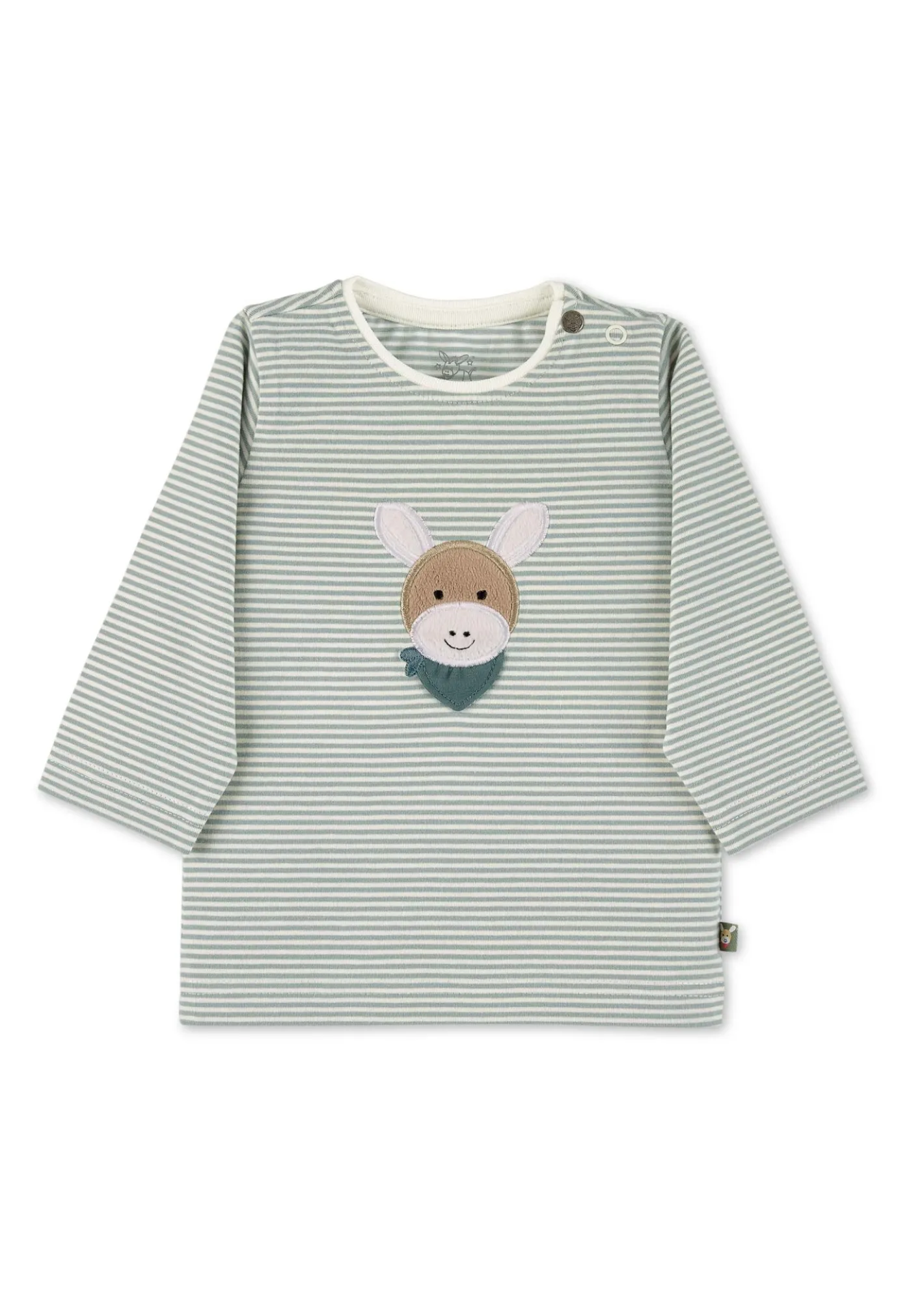 GOTS Langarm-Shirt gestreift