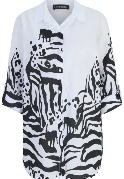 Hemdbluse mit Animalprint