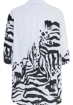 Hemdbluse mit Animalprint
