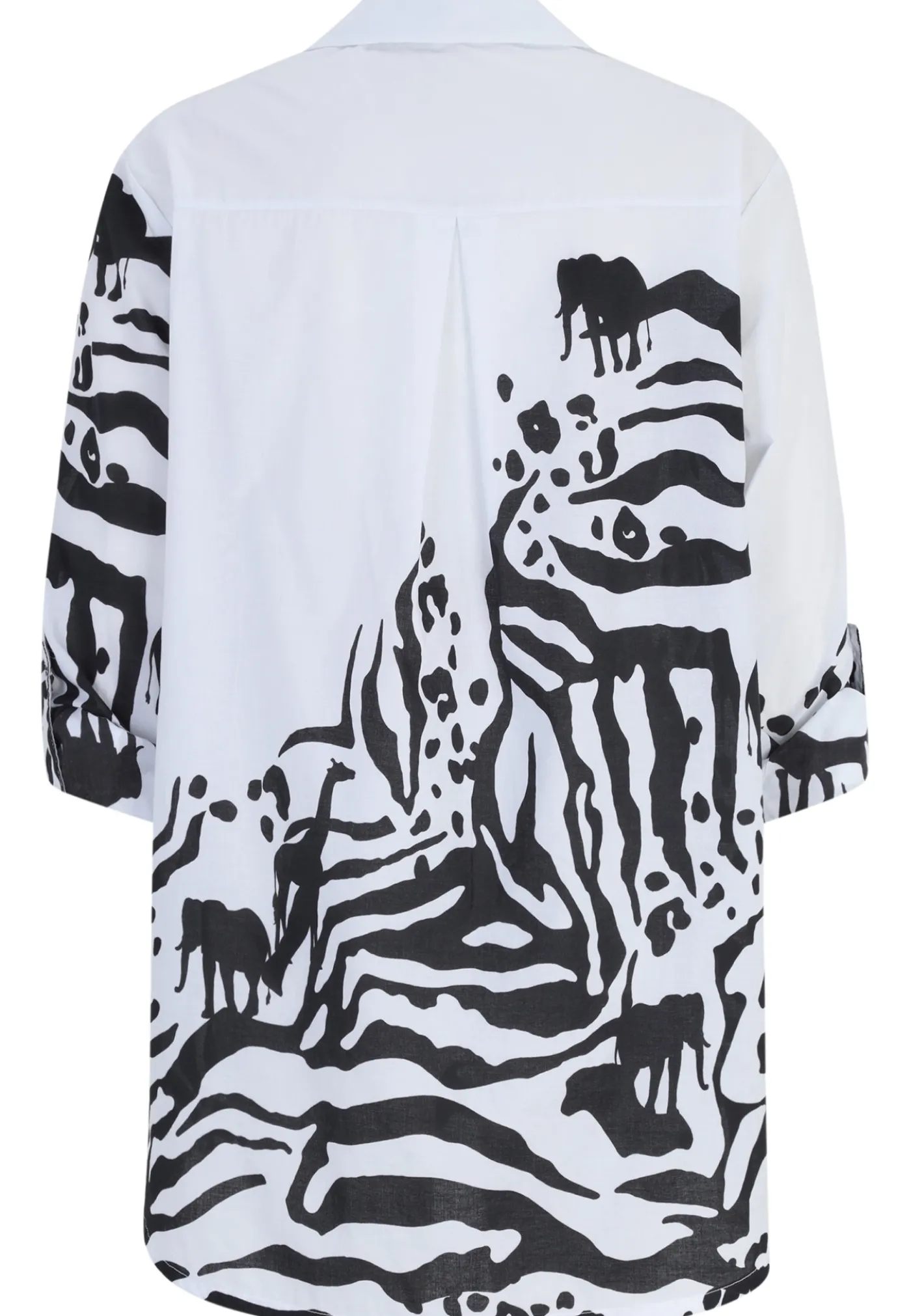 Hemdbluse mit Animalprint