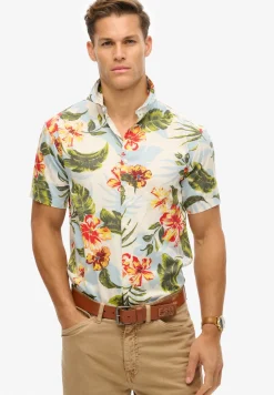 Hemd mit Hawaii-Print