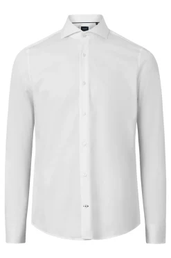 Hemd Pai aus Cotton-Stretch mit Haifischkragen