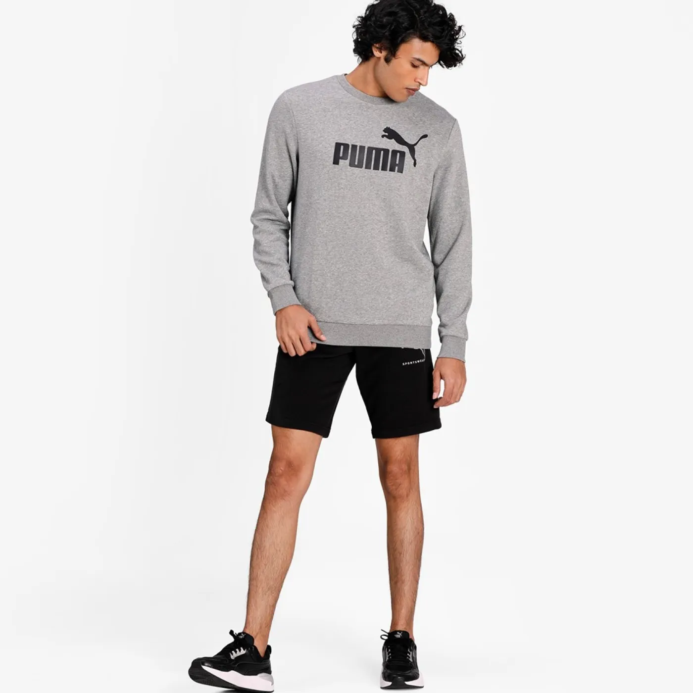 Herren Sweatshirt ESS Big Logo Crew TR