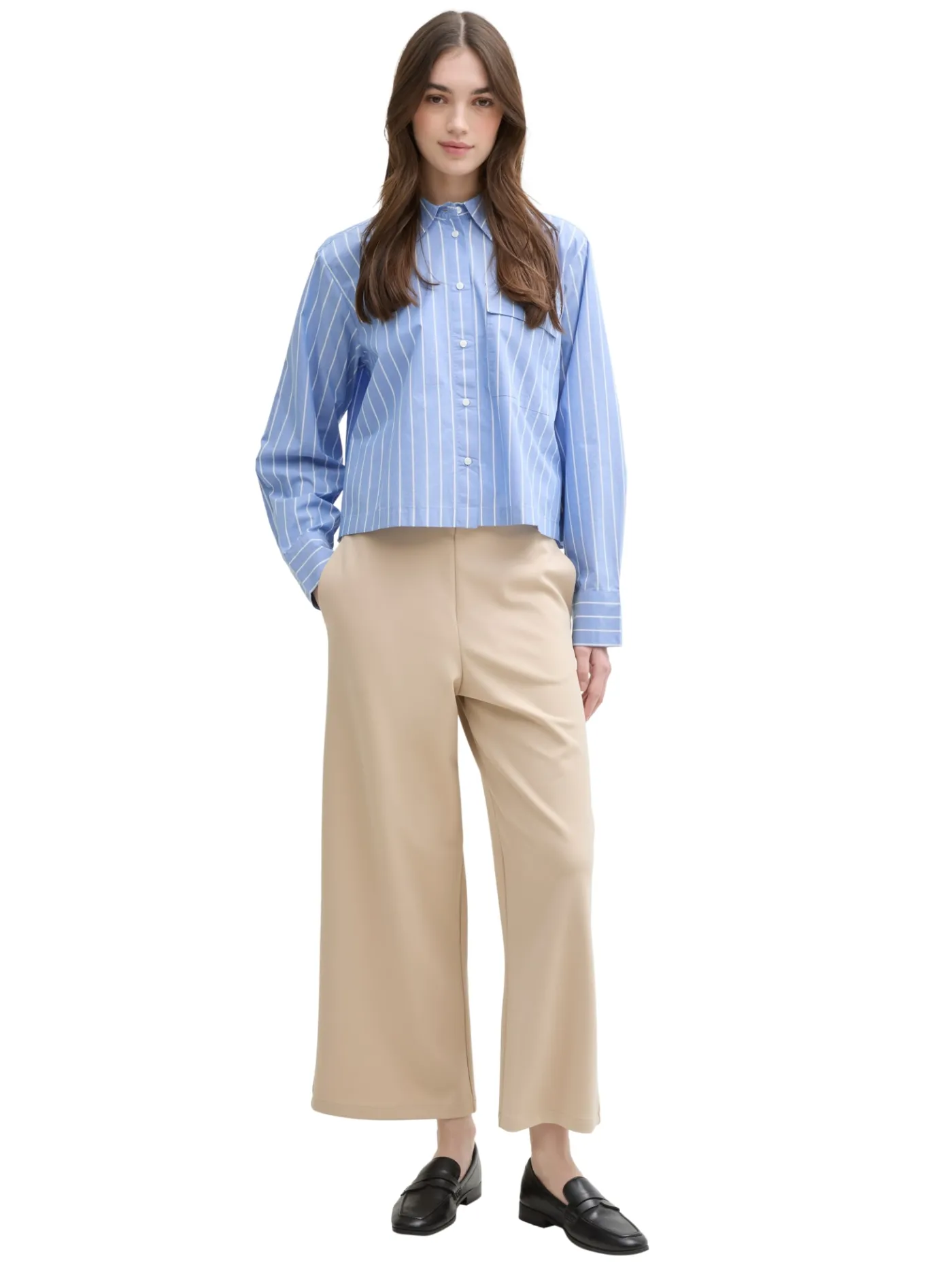High Waist Culotte Hose