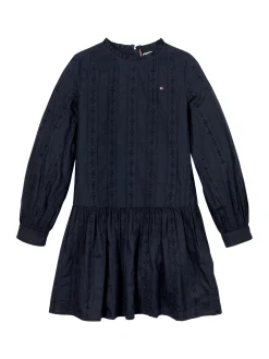 Hilfiger Monotype Kleid mit Lochstickerei