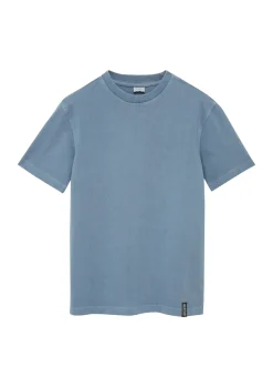 Hochwertiges Jerseyshirt aus schwerer Baumwolle mit Garment Dye
