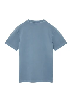 Hochwertiges Jerseyshirt aus schwerer Baumwolle mit Garment Dye