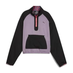 HYPERNATURAL Gewebte Jacke mit halbem Reißverschluss Damen