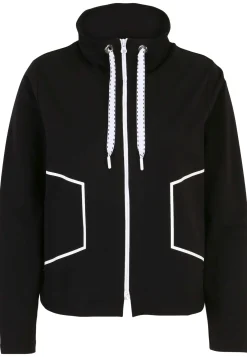 Jacke aus Sweatware mit Reißverschluss