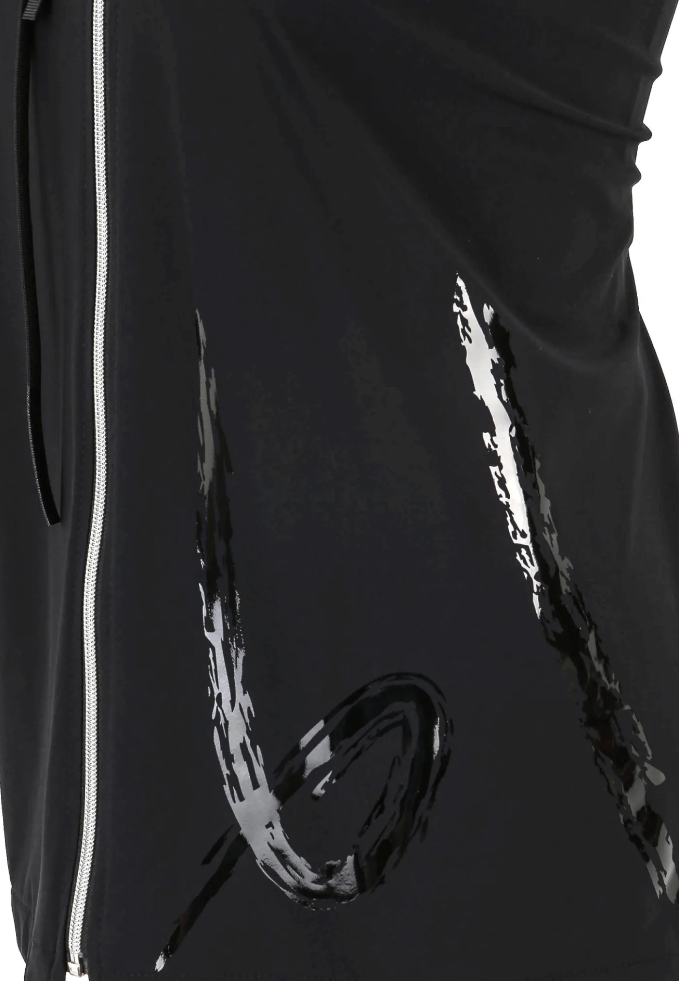 Jacke mit Reißverschluss und dekorativem Motivprint