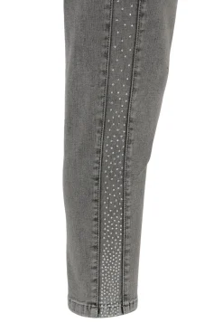Jeans Hose mit Strass-Steinchen