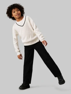 Jeans mit weitem Bein