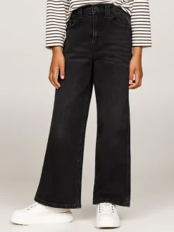 Jeans mit weitem Bein und Fade-Effekt