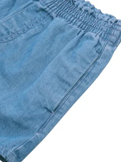 Jeans Shorts mit elastischem Bund