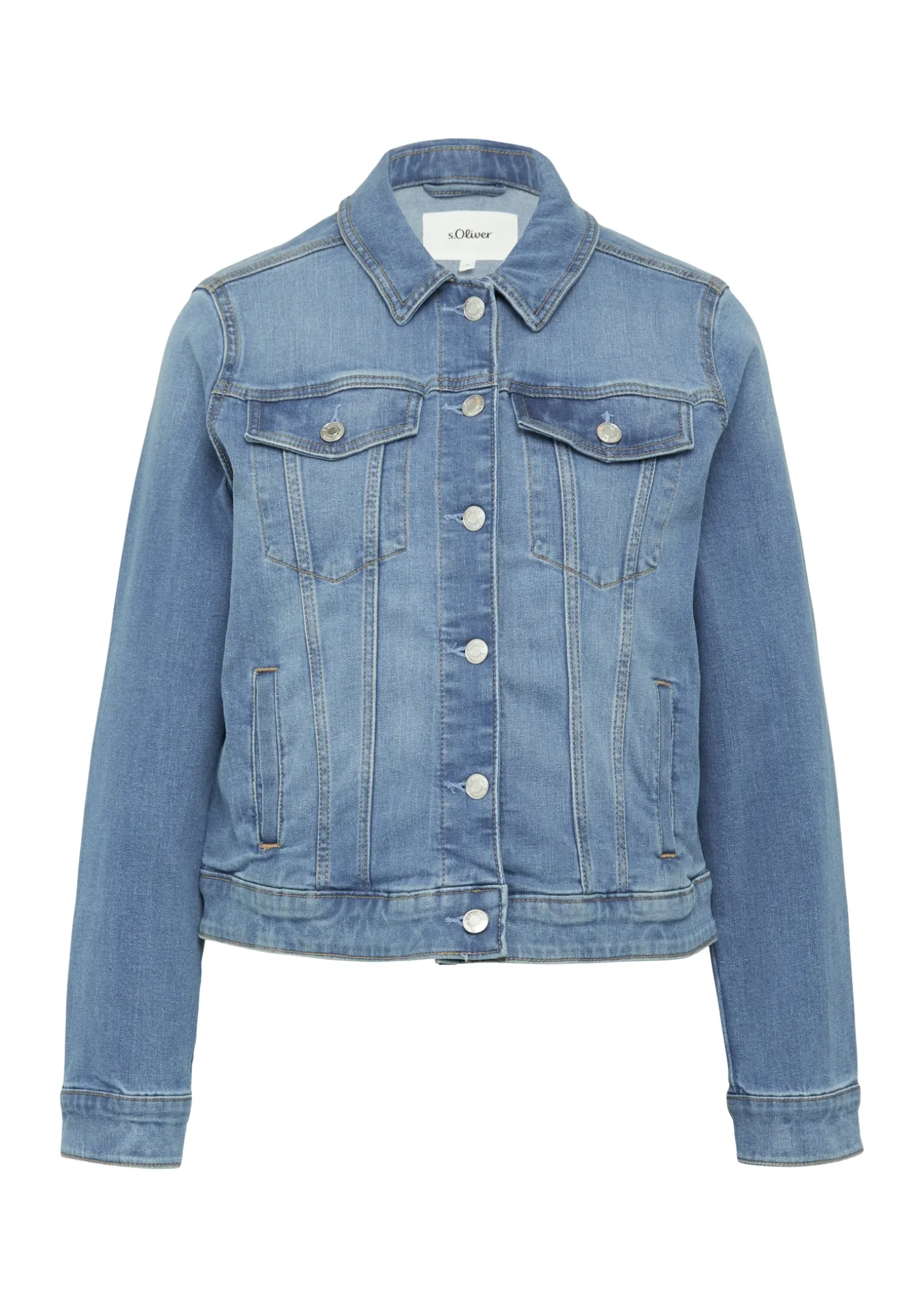Jeansjacke mit Eingrifftaschen