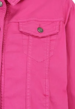 Jeansjacke mit Umlegekragen