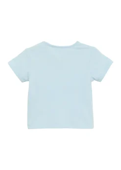 Jersey-Shirt aus Baumwolle mit Glitzerprint