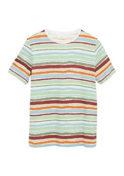 Jersey-T-Shirt mit All-over-Print