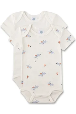 Jungen Body kurzarm Doppelpack