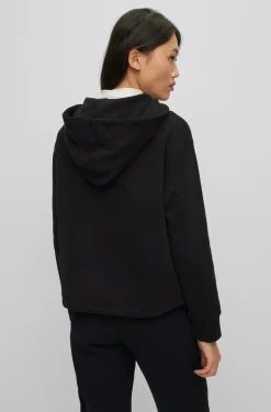 KAPUZEN-SWEATSHIRT Edelight AUS BAUMWOLLE-TERRY MIT KONTRASTIERENDEM LOGO