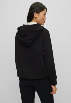 KAPUZEN-SWEATSHIRT Edelight AUS BAUMWOLLE-TERRY MIT KONTRASTIERENDEM LOGO