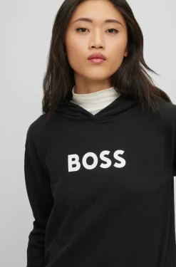 KAPUZEN-SWEATSHIRT Edelight AUS BAUMWOLLE-TERRY MIT KONTRASTIERENDEM LOGO