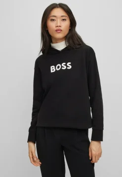 KAPUZEN-SWEATSHIRT Edelight AUS BAUMWOLLE-TERRY MIT KONTRASTIERENDEM LOGO