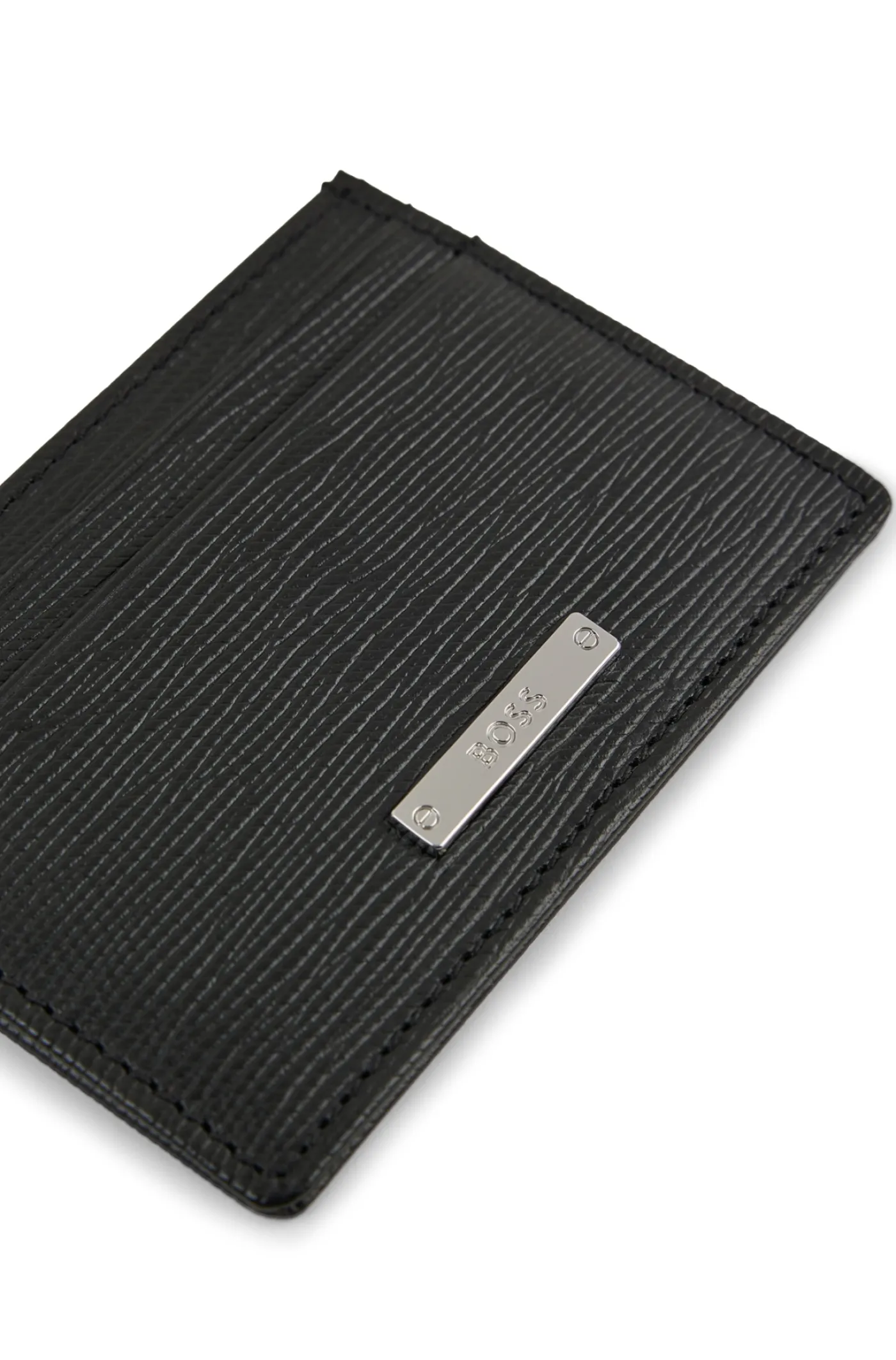 KARTENETUI AUS ITALIENISCHEM LEDER MIT LOGO-APPLIKATION GalleryA_S card