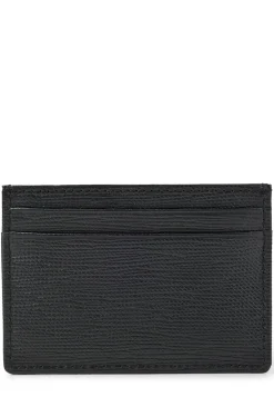 KARTENETUI AUS ITALIENISCHEM LEDER MIT LOGO-APPLIKATION GalleryA_S card