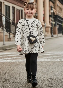 Kleid mit Tasche