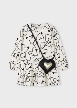 Kleid mit Tasche
